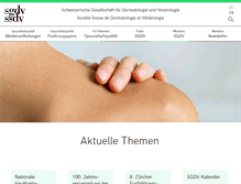 Tablet Screenshot of derma.ch