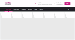 Desktop Screenshot of derma.cz